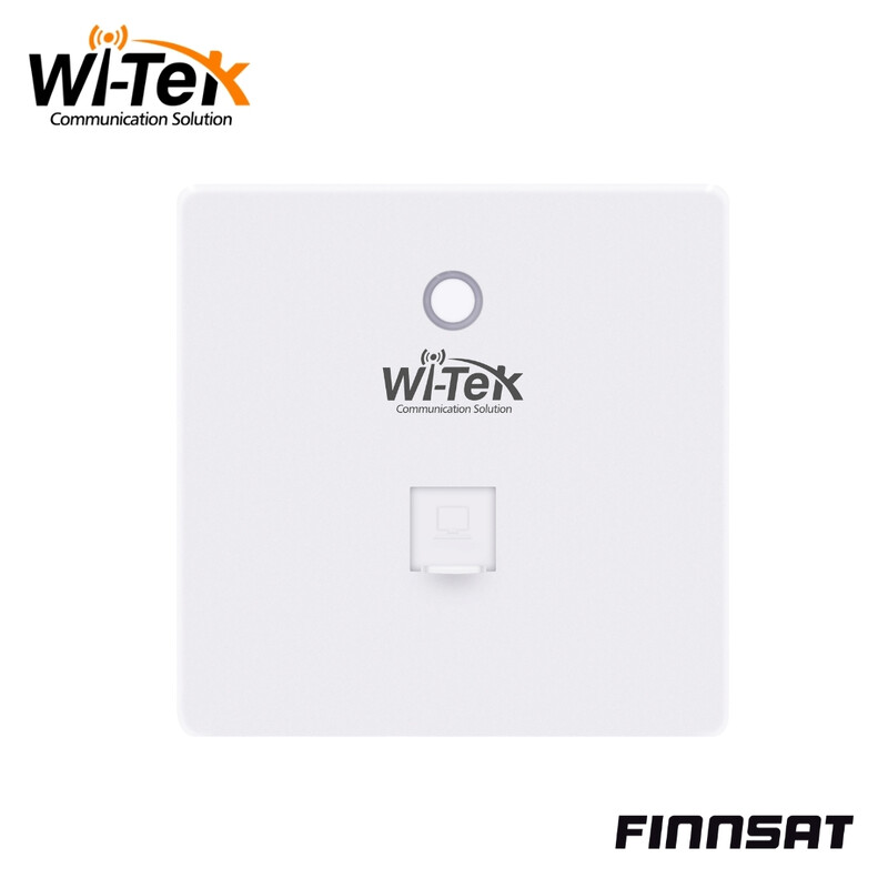 wi-tek Tukiasema langaton finnsat 2.4/5g 750m wallplate ap