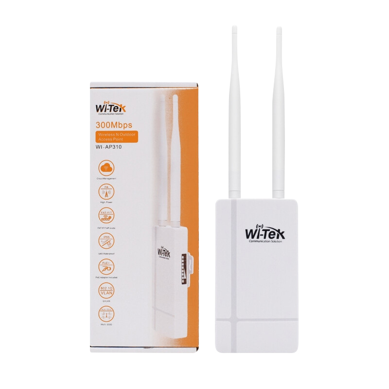 wi-tek Trådlös basstation 2.4g 300m outdoor ip65