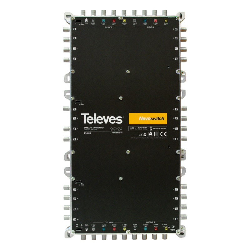 televes Välitaajuuskytkin finnsat suorajakelukytkin 9x9x24