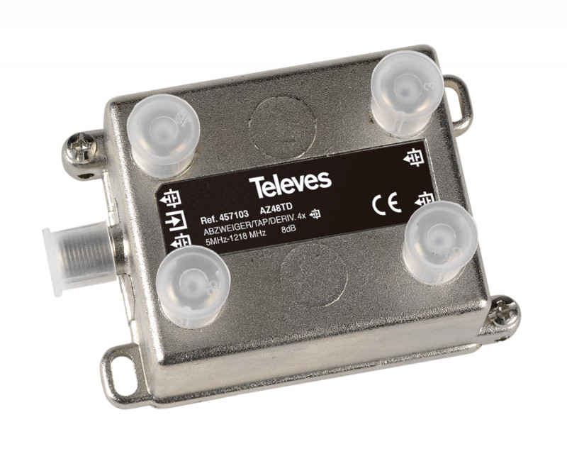 televes Förgrenare 5-1218mhz 4 x tap 8db