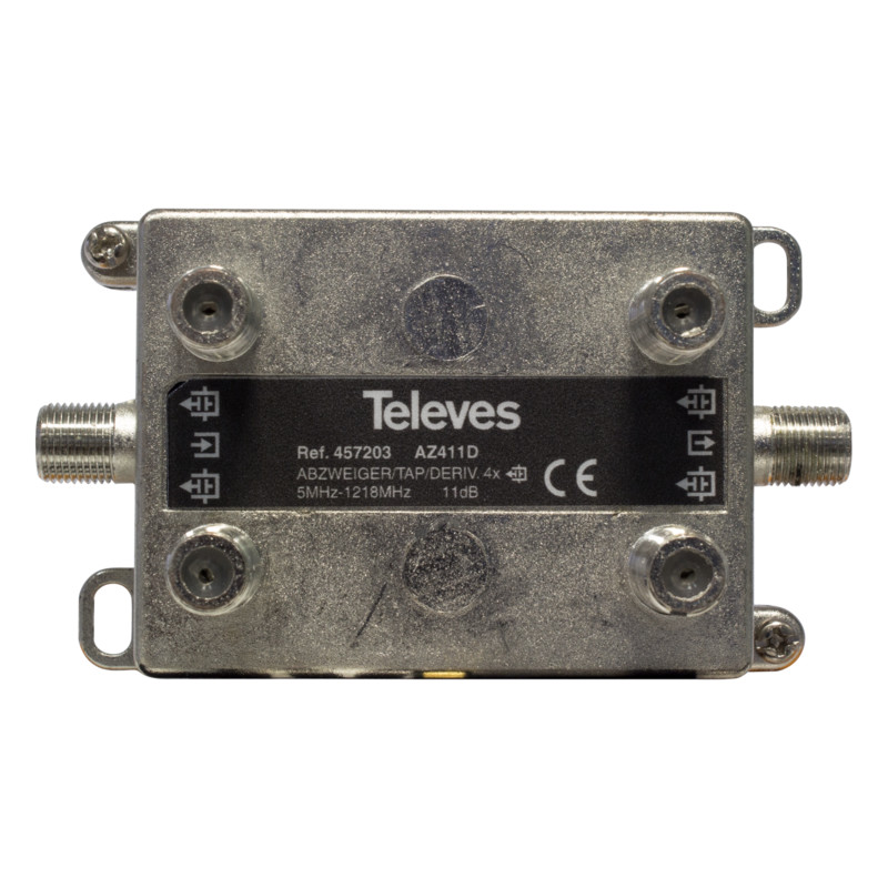 TAP 5-1218MHz 4 x TAP 11dB I/O 4dB