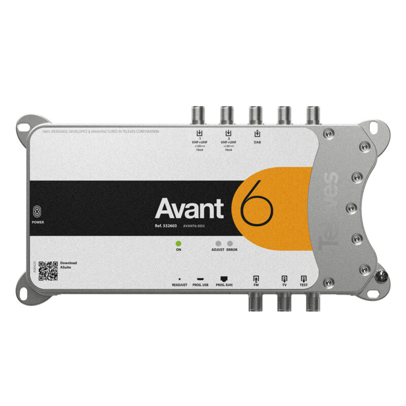 CENTRALFÖRSTÄRKARE AVANT6 2XUHF+VHF/DAB/FM AGC