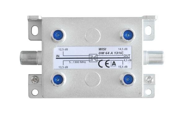 wisi Haaroitin dm64a1316 1/4 1300mhz 13-16db