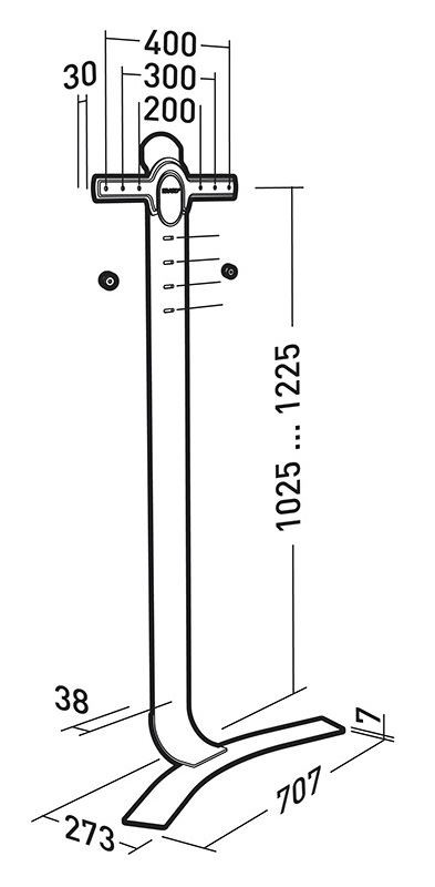 erard Wall bracket for 30in-55in led screens