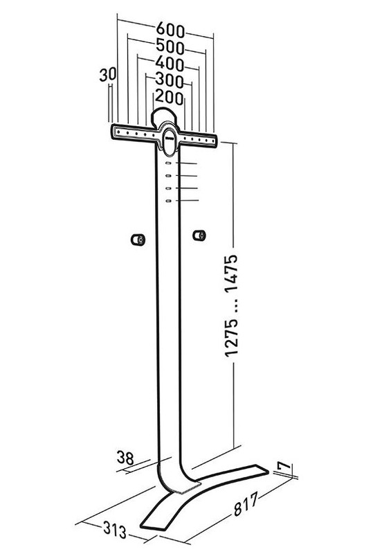 erard Vägg stativ for 40-85in led screens