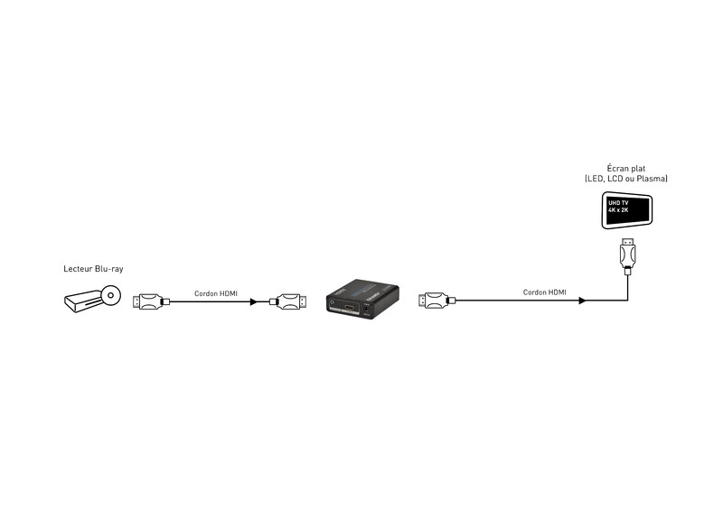 erard Av-equipment scaler hdmi 1080p / uhd 4k