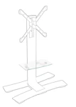 AV-APPARAT AV DEVICE SHELF WHITE