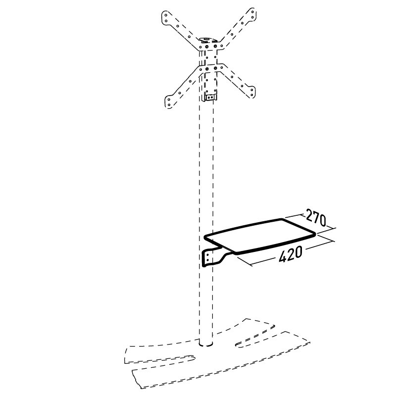 erard Av-apparat av device shelf lux-up