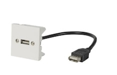 AV-RASIA FINNSAT 1 X USB 45X45MM, JOHTO 10CM