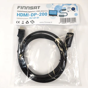 finnsat Liitosjohto finnsat displayport - hdmi kaapeli 2m