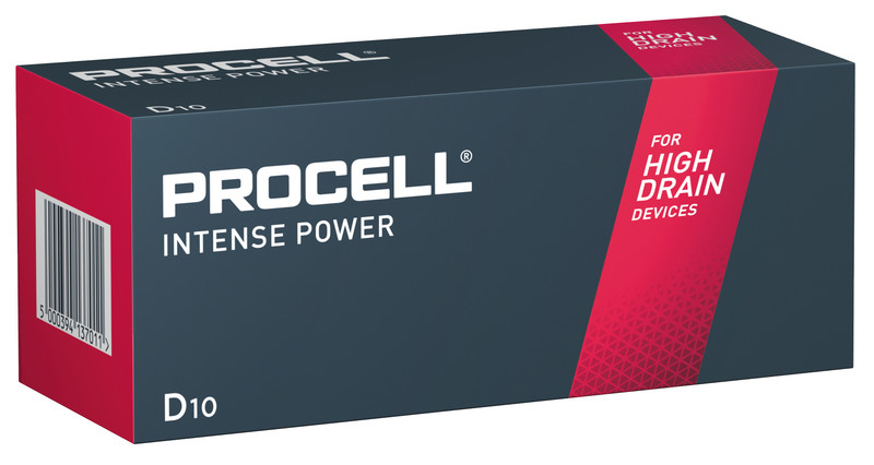BATTERI ALKAL INTENSE 10CT ALKALINE INTENSE D, 1,5V 10 ST