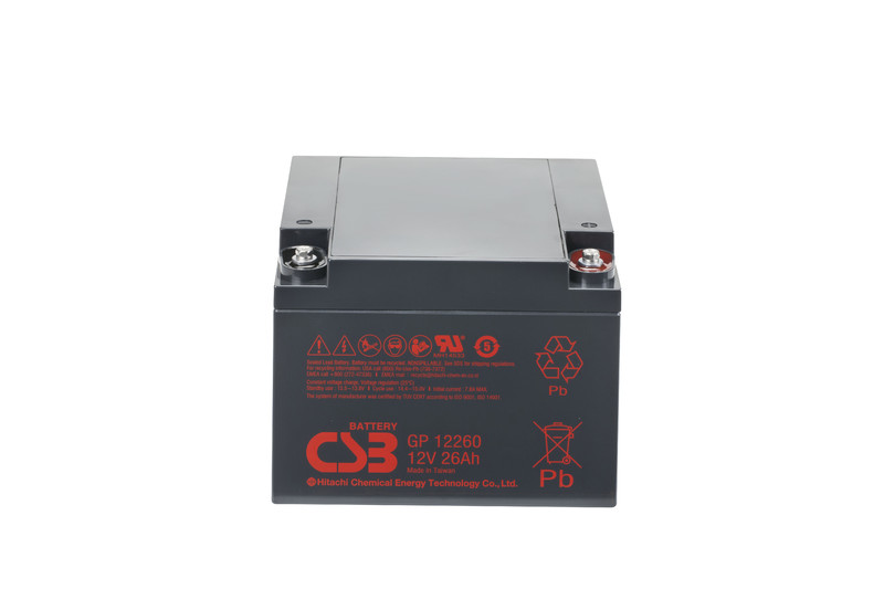AKKU LYIJY SULJETTU GP12260I  12V/26AH (C20) T12