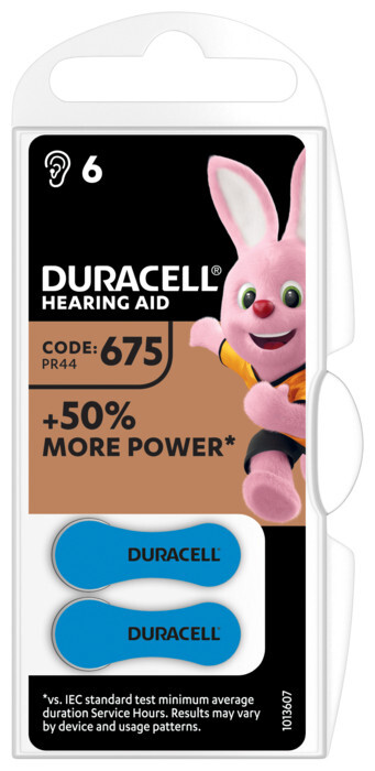 BATTERI HÖRAPPARAT DURACELL DA675