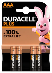 duracell Batteri alkal duracell plus aaa/lr03 alkali