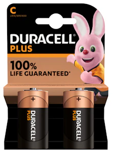 duracell Paristo alkali duracell plus c/lr14 alkali
