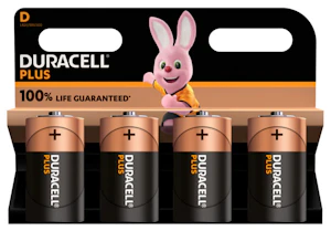 duracell Paristo alkali duracell plus d/lr20 alkali