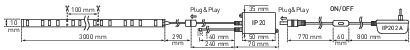 airam Led-ljusslinga 12v ip20 7,2w/m rgb 3m