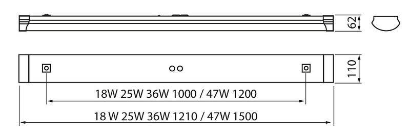 airam Suljettu teollisuusvalaisin keto ii ip44 48w/840 va