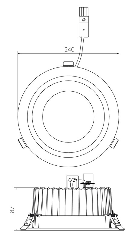 airam Wire suspension puck 800 wire suspension on/of