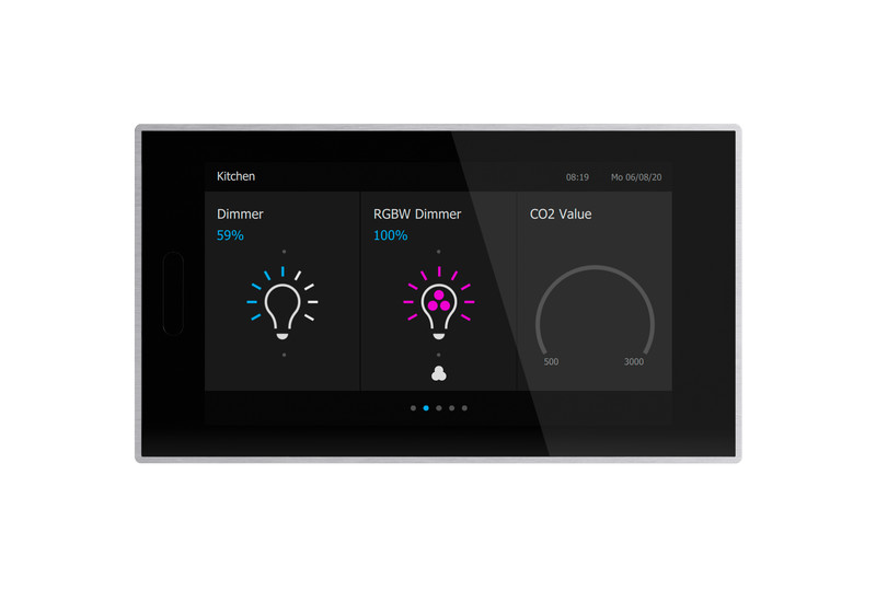 TOUCH SCREEN KNX RT/U30.0.1-825 5inch BLACK
