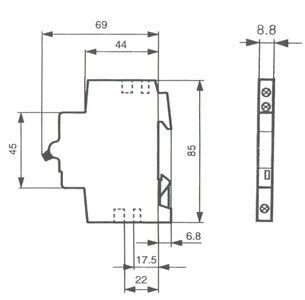 abb Auxilliary contact s2c-s/h6r