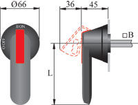 abb Handle ohb 80 j8