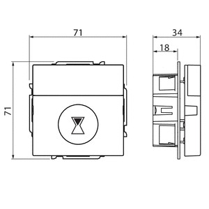 abb Ajastin impressivo t210-84 15m-8h/10a ip21 uk va