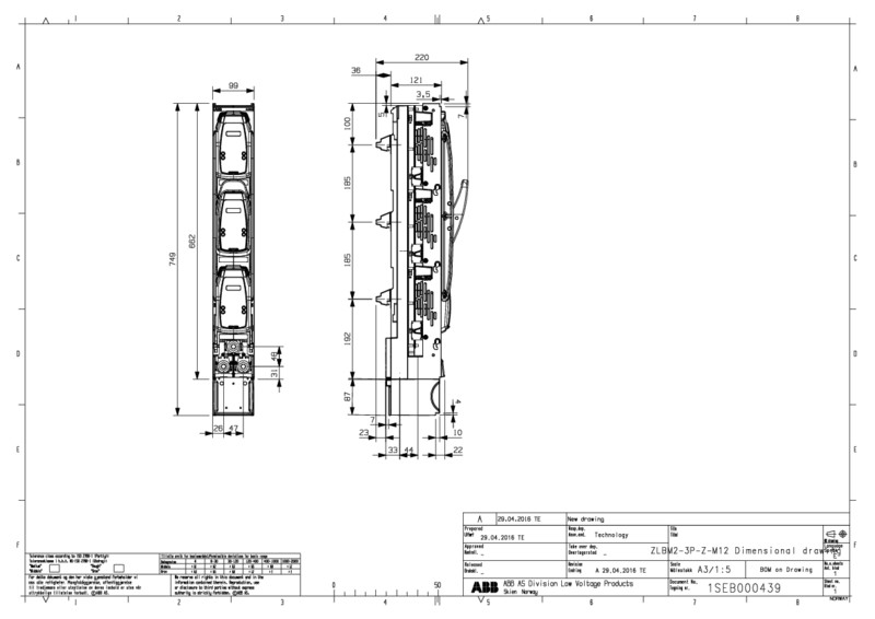 abb Jonovarokekytkin zlbm1-3p-z-v