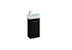 ido Allaskaappi ido glow square 330x265x620mm tummanruskea