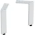 ido Set of feet ido sense art 2pcs 202mm white