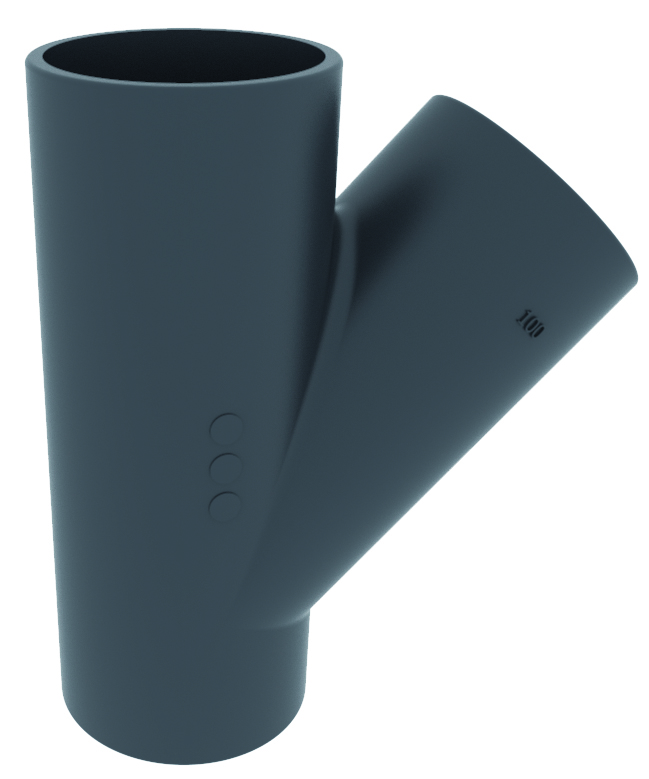 VALURAUTAHAARA SMU PLUS DN200-150 45 SMU PLUS