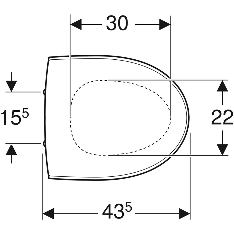 ido Toilet seat ido soft white qr
