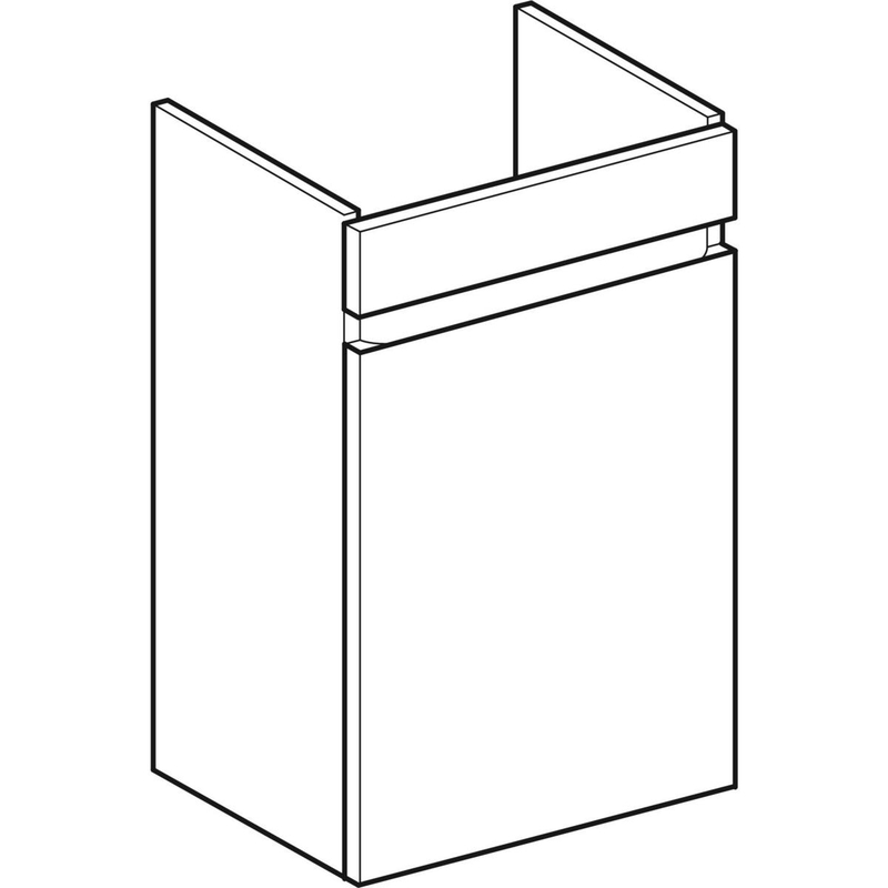 geberit Underskåp geberit renova plan 384x308x605mm vit