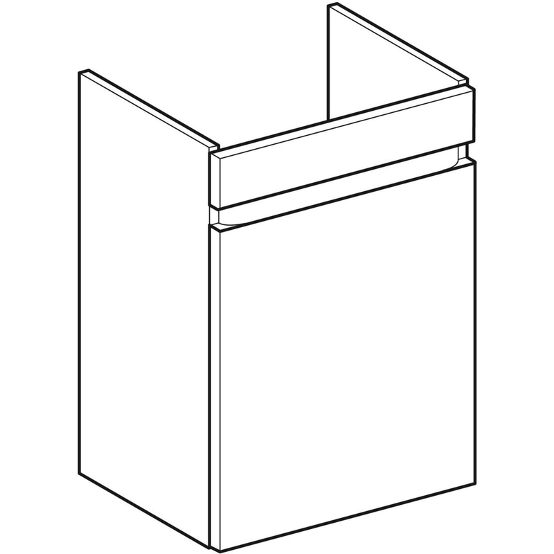 geberit Alakaappi geberit renova plan 435x345x605mm valkoinen