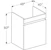 geberit Alakaappi geberit renova plan 484x407x606mm laava