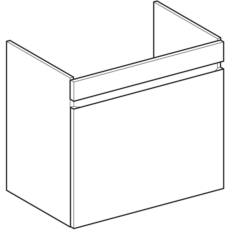 geberit Cabinet for washba renova plan 682x446x606mm hickory light