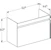 geberit Alakaappi geberit renova plan 928x446x606mm valkoinen