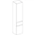 geberit Högskåp geberit renova plan 390x360x1800mm hickory ljus