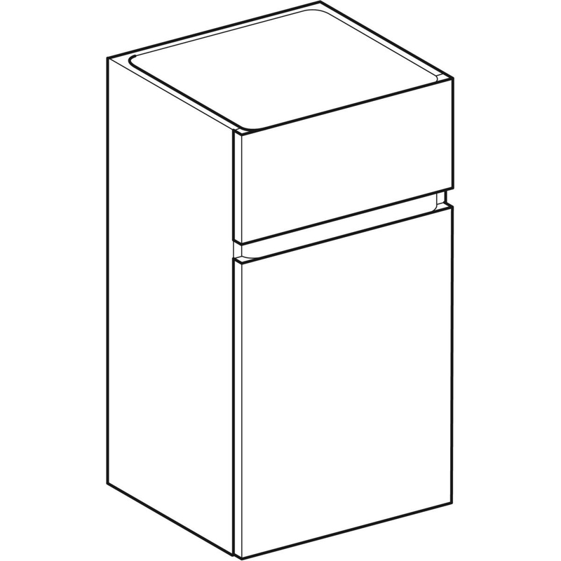 geberit Sivukaappi geberit renova plan 390x360x700mm laava
