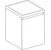 geberit Sivukaappi geberit renova plan 400x445x550mm laava