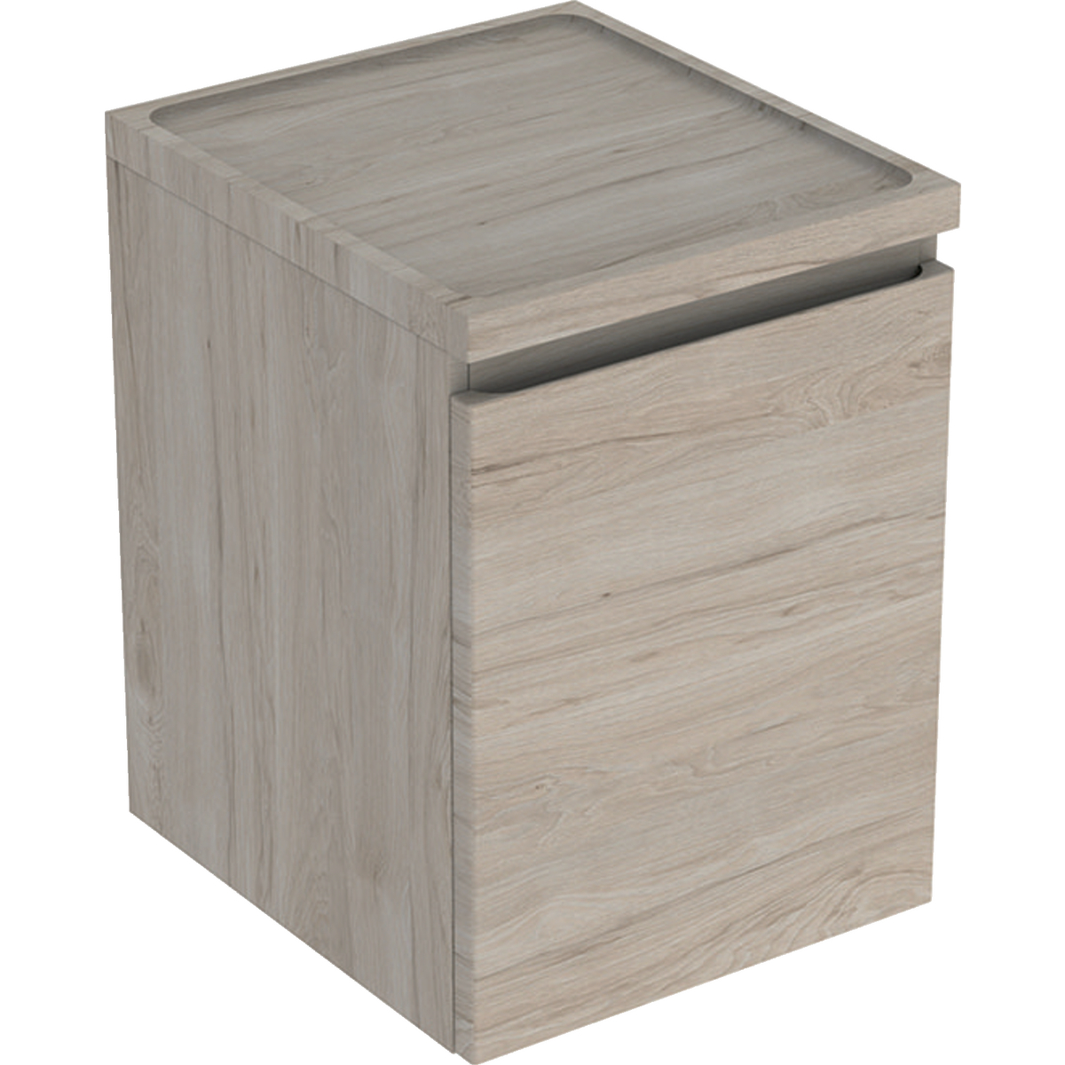 SIVUKAAPPI GEBERIT RENOVA PLAN 400x445x550mm VAAL HIKKORIPUU