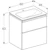 geberit Möbelpaket geberit icon 600x480x630mm ktct lava