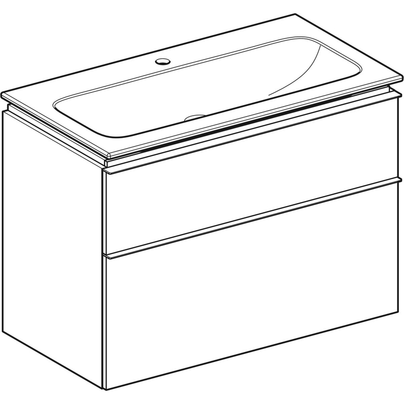 geberit Furnit.pack geberit icon 900x480x630mm mattawhite