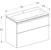 geberit Möbelpaket geberit icon 900x480x630mm ktct hickory