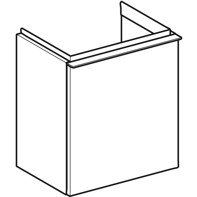 geberit Cabinet for washbasin icon 370x279x415mm lava