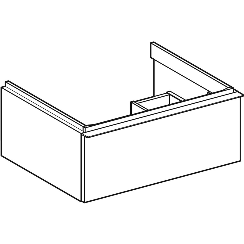 geberit Cabinet for washbasin icon 592x476x247mm hickory