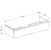 geberit Alakaappi geberit icon 1184x476x247mm hikkoripuu