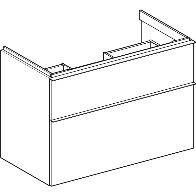 geberit Alakaappi geberit icon 888x476x615mm hiekanharmaa
