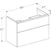 geberit Cabinet for washbasin icon 888x476x615mm hickory
