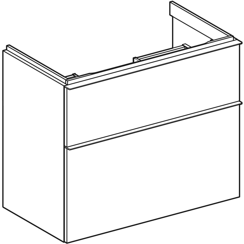 geberit Alakaappi geberit icon 740x416x615mm valkoinen